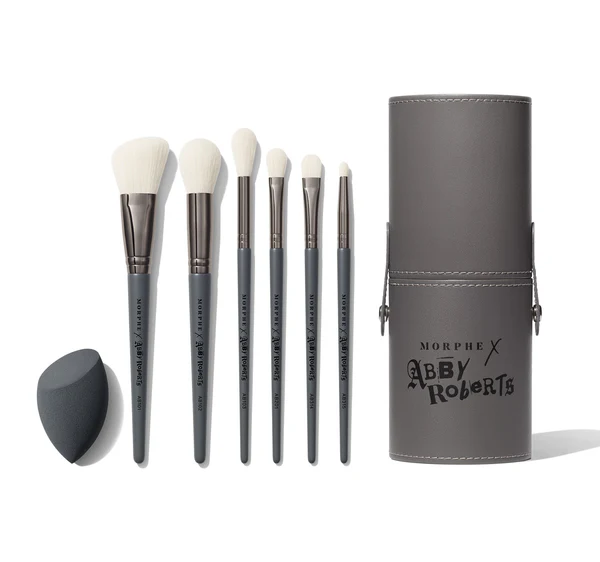 Morphe X Abby Roberts The Artcasts 7-Piece Essential Brush & Tubby Set