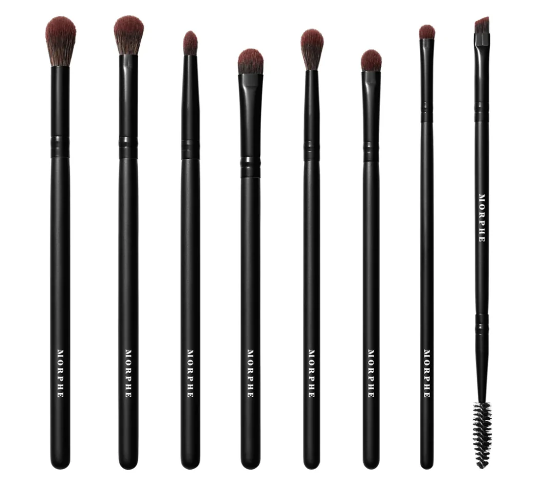MORPHE MUA PORTFOLIO 8-PIECE EYE BRUSH SET + CASE